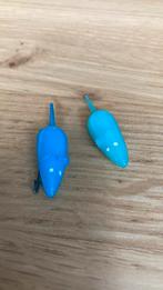 2 blauwe ratjes - speldjes, Ophalen of Verzenden, Zo goed als nieuw, Dier of Natuur, Speldje of Pin