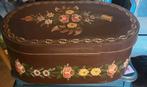 Antieke/Spanendoos/Kist/Handbeschilderd, Ophalen of Verzenden