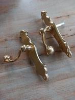 Te koop: Koperen deurklink., Doe-het-zelf en Verbouw, Hang- en Sluitwerk, Ophalen, Zo goed als nieuw, Klink of Kruk