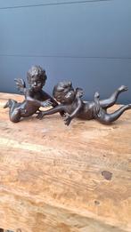 Bronzen putto beeldjes., Antiek en Kunst, Kunst | Beelden en Houtsnijwerken, Ophalen of Verzenden