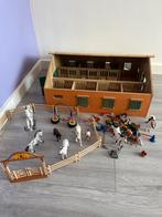 Paardenstal kids globe, paarden en toebehoren van schleich, Ophalen of Verzenden, Gebruikt