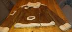 Bruine Winterjas met Bontkraag, Maat 38/40 (M), Bruin, Copperose, Ophalen of Verzenden