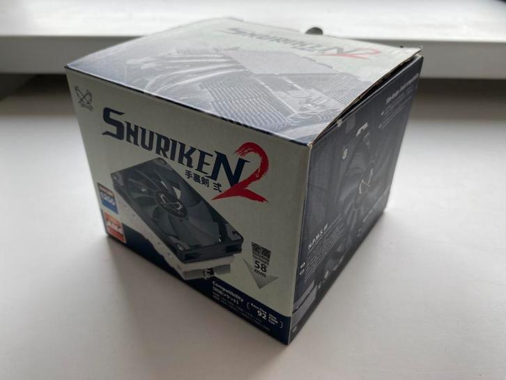 Scythe Shuriken 2 CPU koeler, Computers en Software, Computerkoelers, Zo goed als nieuw, Luchtkoeling, Ophalen of Verzenden