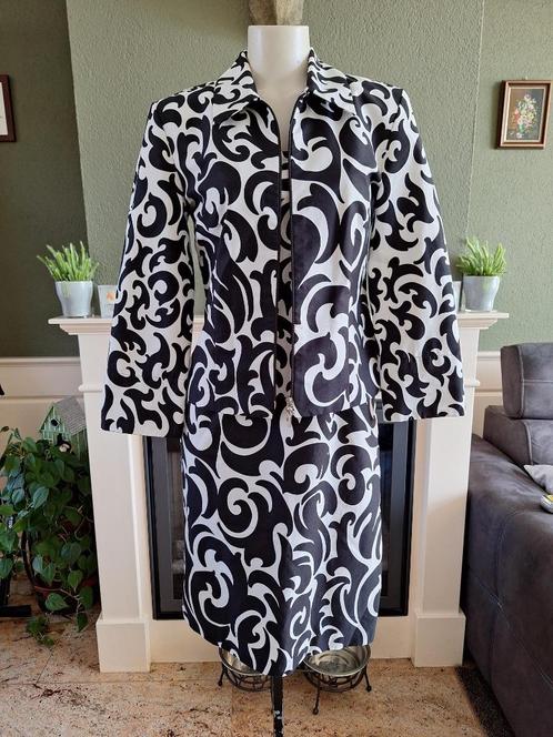 Joseph Ribkoff Zwart wit 2 delige jurk blazer pak 36 S, Kleding | Dames, Jasjes, Kostuums en Pakken, Zo goed als nieuw, Kostuum of Pak