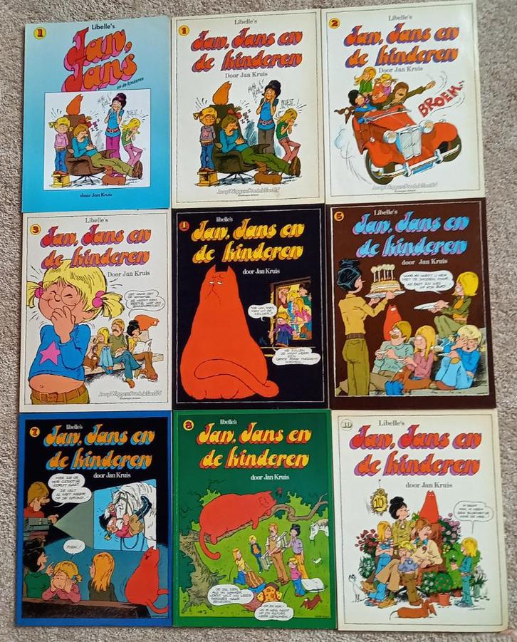 19 stripboeken van Jan, Jans en de Kinderen, prima staat, Boeken, Stripboeken, Gelezen, Meerdere stripboeken, Ophalen of Verzenden