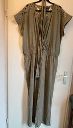 MS mode olijfgroene jumpsuit maat 46 / 48, Ophalen of Verzenden, Zo goed als nieuw, MS Mode, Broek of Spijkerbroek