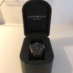 Emporio Armani Black Ceramics AR1402 Dameshorloge, Staal, Polshorloge, Overige materialen, Zo goed als nieuw