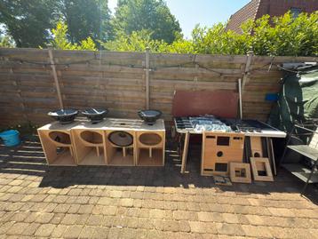 4x 18inch subkasten + alle toebehoren!  beschikbaar voor biedingen