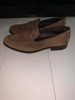 Massimo Dutti Suede Loafers - Maat 44, Ophalen of Verzenden, Gedragen, Bruin, Loafers