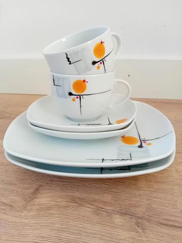 Heinrich Winterling, porselein ontbijtset, Sunrise collectie beschikbaar voor biedingen