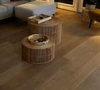 Elmima Rotan Salontafels (2x) - Zo goed als nieuw!, Huis en Inrichting, Tafels | Salontafels, Overige materialen, Rond, Zo goed als nieuw