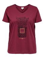 Bordeaux shirt Carlydia van Only Carmakoma Maat 54 XL, Kleding | Dames, Grote Maten, O, O, O, Nieuw