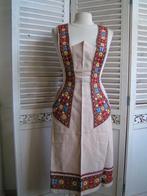 handgeborduurd schort nr QQ 1134 ger echelon, Huis en Inrichting, Keuken | Textiel, Verzenden, Zo goed als nieuw, Schort