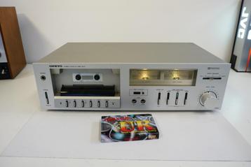 Vintage Onkyo TA-1500 Cassettedeck + Cassette - Werkend beschikbaar voor biedingen