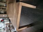 Teakhouten eettafel 190x100, Ophalen, Teakhout, 50 tot 100 cm, Zo goed als nieuw