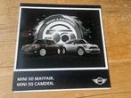 Mini 50 Mayfair Camden autofolder 2009 brochure, Ophalen of Verzenden, Zo goed als nieuw, Overige merken