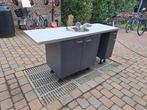 Keukenblok inclusief kraan en afvoer, Huis en Inrichting, Ophalen of Verzenden, Gebruikt, Wit, Enkelwandige keuken