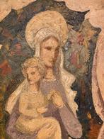 Madonna met kind, olieverf, Ophalen of Verzenden