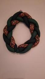 Kerstkrans gemaakt van stof 35 cm, Ophalen of Verzenden, Zo goed als nieuw