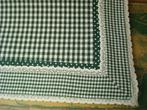 tafelkleed grijs groen dots ruiten boerenbont clayre & eef, Huis en Inrichting, Keuken | Textiel, Nieuw, Grijs, Tafelkleed of Tafelzeil