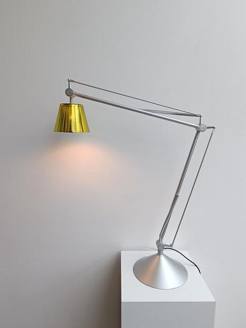 Flos Archimoon tafellamp, Huis en Inrichting, Lampen | Tafellampen, Zo goed als nieuw, Minder dan 50 cm, Kunststof, Metaal, Overige materialen