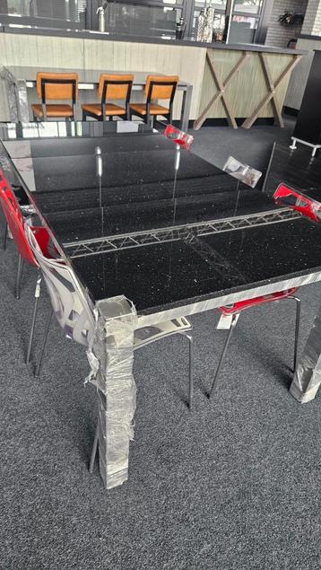 8-persoons tafel met granieten blad ** Serre - Terras * beschikbaar voor biedingen