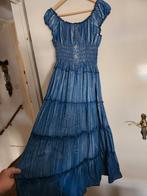 Boho jurk spijker stof m, Kleding | Dames, Jurken, Ophalen of Verzenden, Zo goed als nieuw, Blauw, Boven de knie