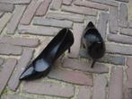 GRATIS VERZENDEN NIEUWE ZWARTE LAK PARTY HAKKEN MT 40, Verzenden, Zwart, Nieuw, Schoenen met hoge hakken