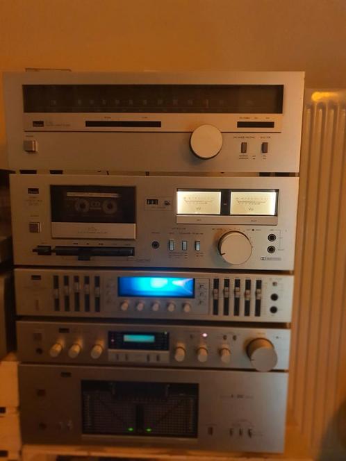 Sansui stereo, Audio, Tv en Foto, Stereo-sets, Gebruikt, Cassettedeck, Speakers, Overige merken, Ophalen of Verzenden