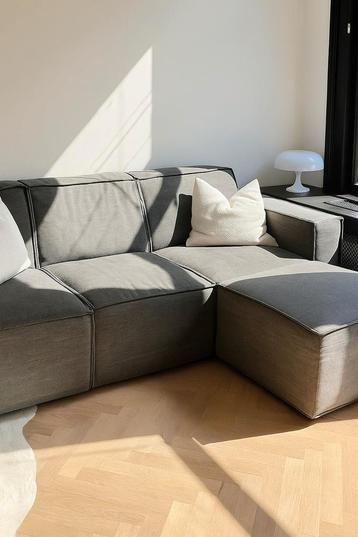 3-zitsbank + hocker | 3 seater sofa couch beschikbaar voor biedingen