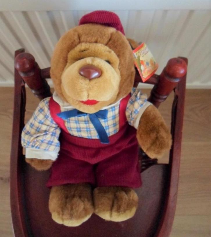 Douwe Egberts beer met label Pickwick, Verzamelen, Beren en Cherished Teddies, Zo goed als nieuw, Stoffen beer, Me To You, Ophalen of Verzenden