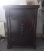 Antieke naamachine Singer in kastje, Antiek en Kunst, Ophalen of Verzenden