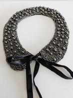 Zwarte kraag ketting met strik van Silver Creek, Sieraden, Tassen en Uiterlijk, Kettingen, Ophalen of Verzenden, Zo goed als nieuw