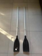 Set Roeispanen / peddels voor rubberboot 154cm, Watersport en Boten, Peddels, Ophalen, Gebruikt, Enkelbladige peddel