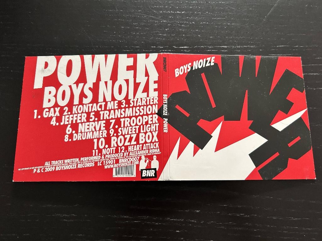 CD - Boys Noize - Power, Ophalen of Verzenden, Zo goed als nieuw, Dance Populair