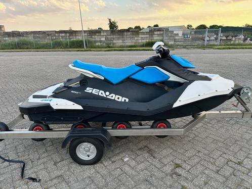 Sea-Doo Spark 2up 90PK – 7 vaarturen! + Aluminium Trailer, Watersport en Boten, Jetski's en Waterscooters, Zo goed als nieuw, 70 tot 120 pk