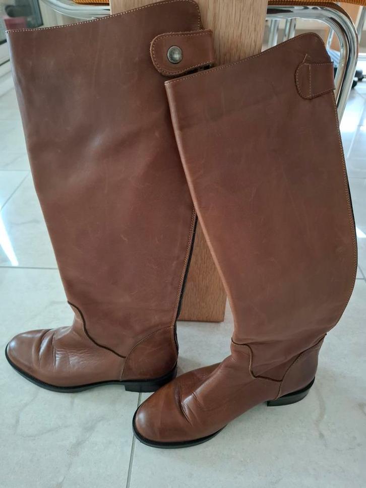 Vera Gomma laarzen maat 37, Kleding | Dames, Schoenen, Gedragen, Hoge laarzen, Bruin, Ophalen of Verzenden