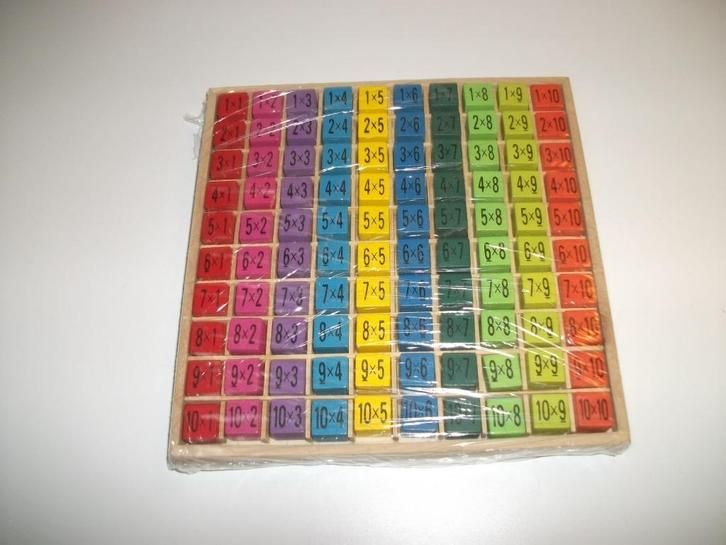 Keer blokjes kleur, Kinderen en Baby's, Speelgoed | Houten speelgoed, Gebruikt, Ophalen of Verzenden