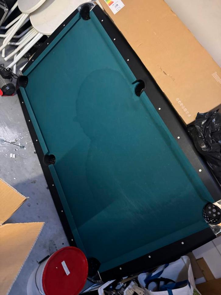Pooltafel te koop, Sport en Fitness, Biljarten en Poolen, Gebruikt, Pooltafel, Ophalen