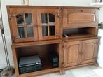 Massief eikenwandmeubel...zie omschrijving, Ophalen, 250 tot 300 cm, Gebruikt, 200 cm of meer