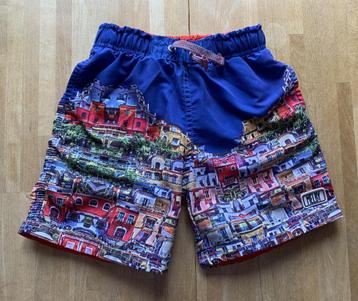 Melby zwembroek korte broek blauw huizen maat 104 beschikbaar voor biedingen