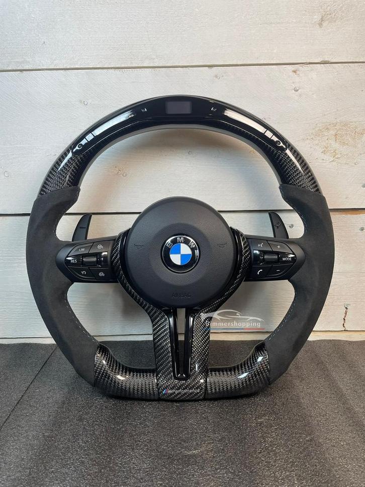 Bmw half alcantara, half carbon led stuur. F20 F30 F32 etc, Auto-onderdelen, Besturing, BMW, Nieuw, Ophalen of Verzenden