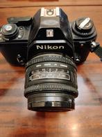 Nikon EM half automatisch met Sigma vaste macro lens, Audio, Tv en Foto, Fotocamera's Analoog, Spiegelreflex, Ophalen of Verzenden