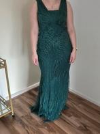 Groene jurk met glitters en staart, Ophalen, Gedragen, Groen, Trouwjurk