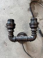 Steigerbuis Wandlamp Industrieel, Huis en Inrichting, Ophalen, Gebruikt, Metaal