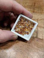 A kleur facet geslepen citrien ovaal circa 6x4mm, Sieraden, Tassen en Uiterlijk, Edelstenen, Ophalen of Verzenden, Zo goed als nieuw