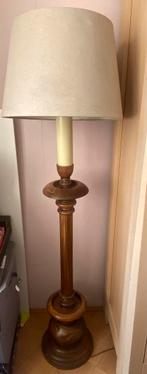 Mooie houten vloerlamp, Ophalen, Zo goed als nieuw, Hout, 100 tot 150 cm