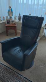 Sta-op stoel Prominent zwart leder in nieuwstaat, Ophalen of Verzenden, Zo goed als nieuw, Minder dan 75 cm, 50 tot 75 cm