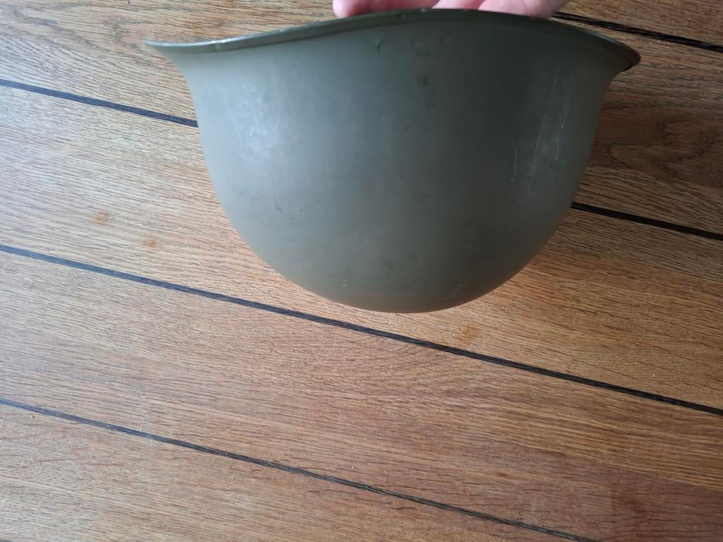 Landmacht Helm legerhelm staal, Verzamelen, Ophalen of Verzenden