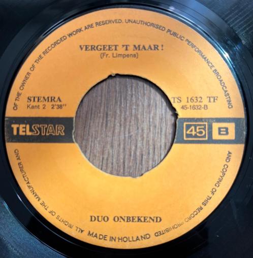 Single Duo Onbekend - Jij & Ik / Vergeet 't Maar!, Cd's en Dvd's, Vinyl Singles, Gebruikt, Single, Nederlandstalig, 7 inch, Verzenden